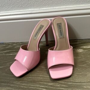 Pink mules